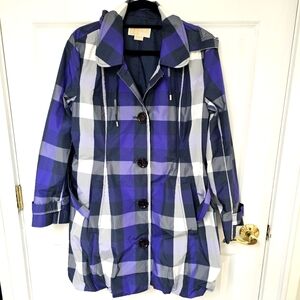 Michael Kors purple rain coat